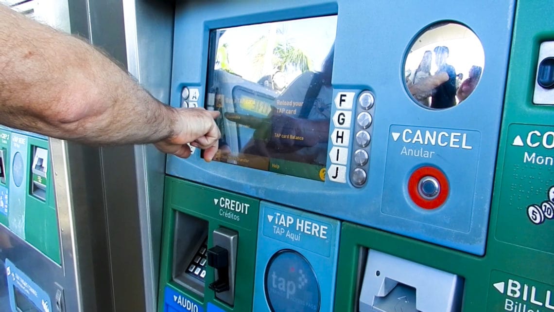 compra ticket metrô LA