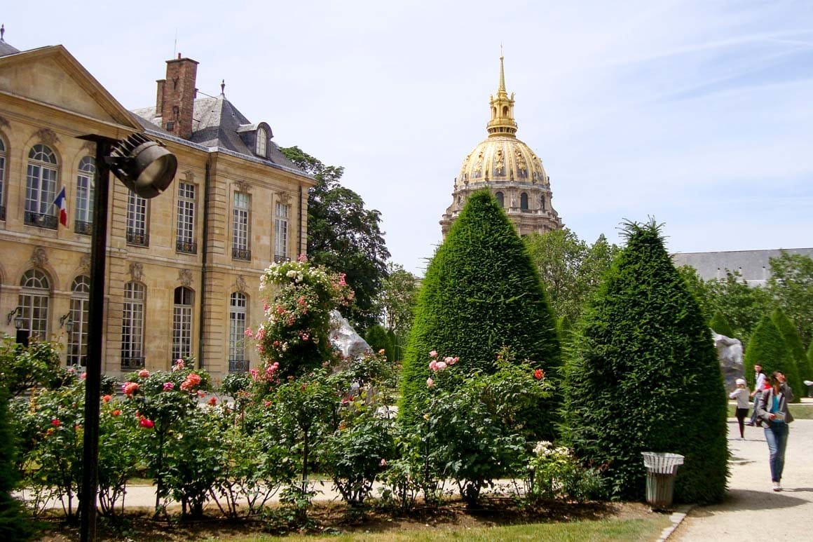 Jardim do Museu Rodin em Paris