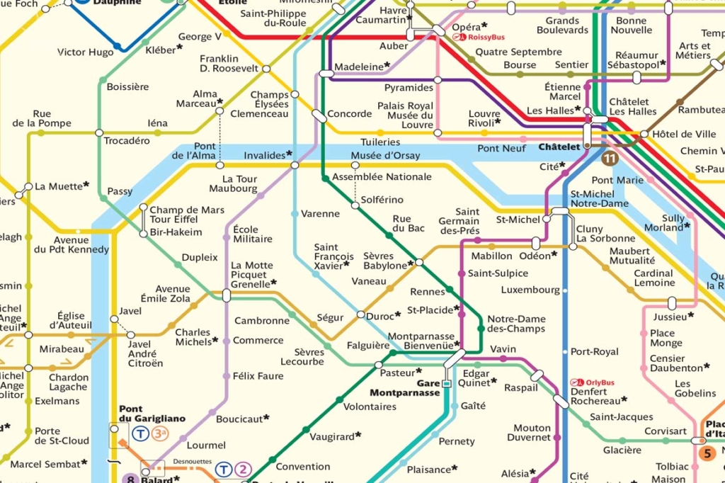 mapa do metro de paris