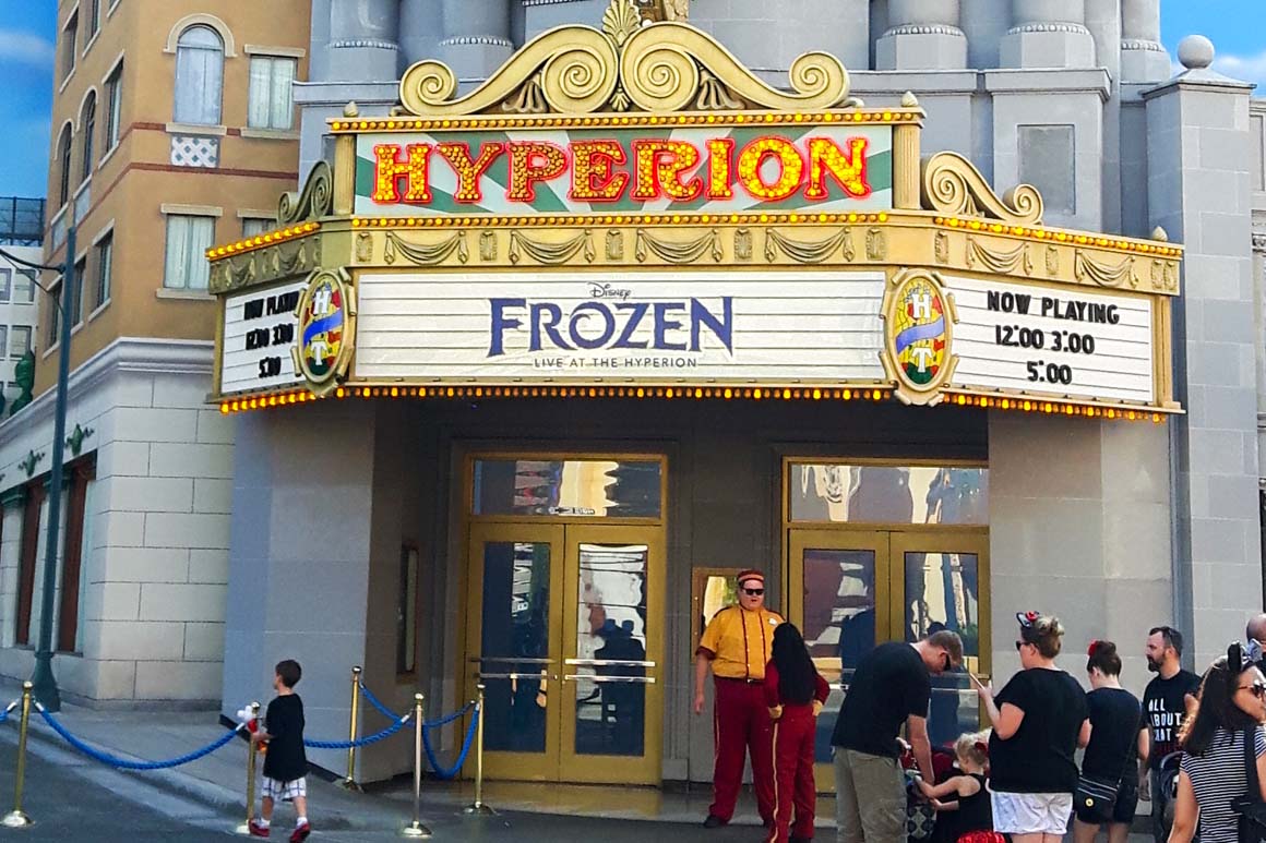 Show da Animação Frozen Disney California Adventure