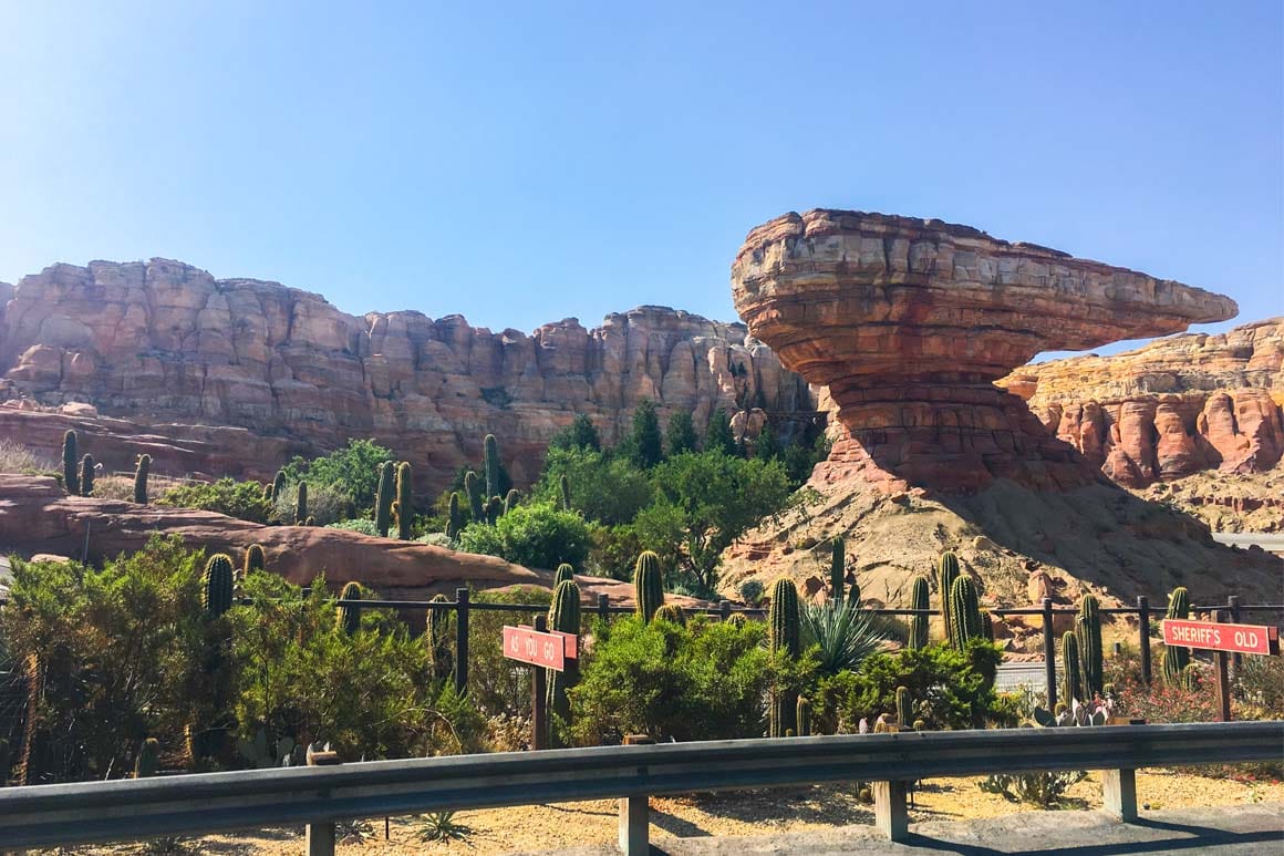 Radicator Springs Racer na Cars Land Disney California Adventure