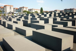  blocos cinzas do Memorial aos Judeus Mortos da Europa - Berlim