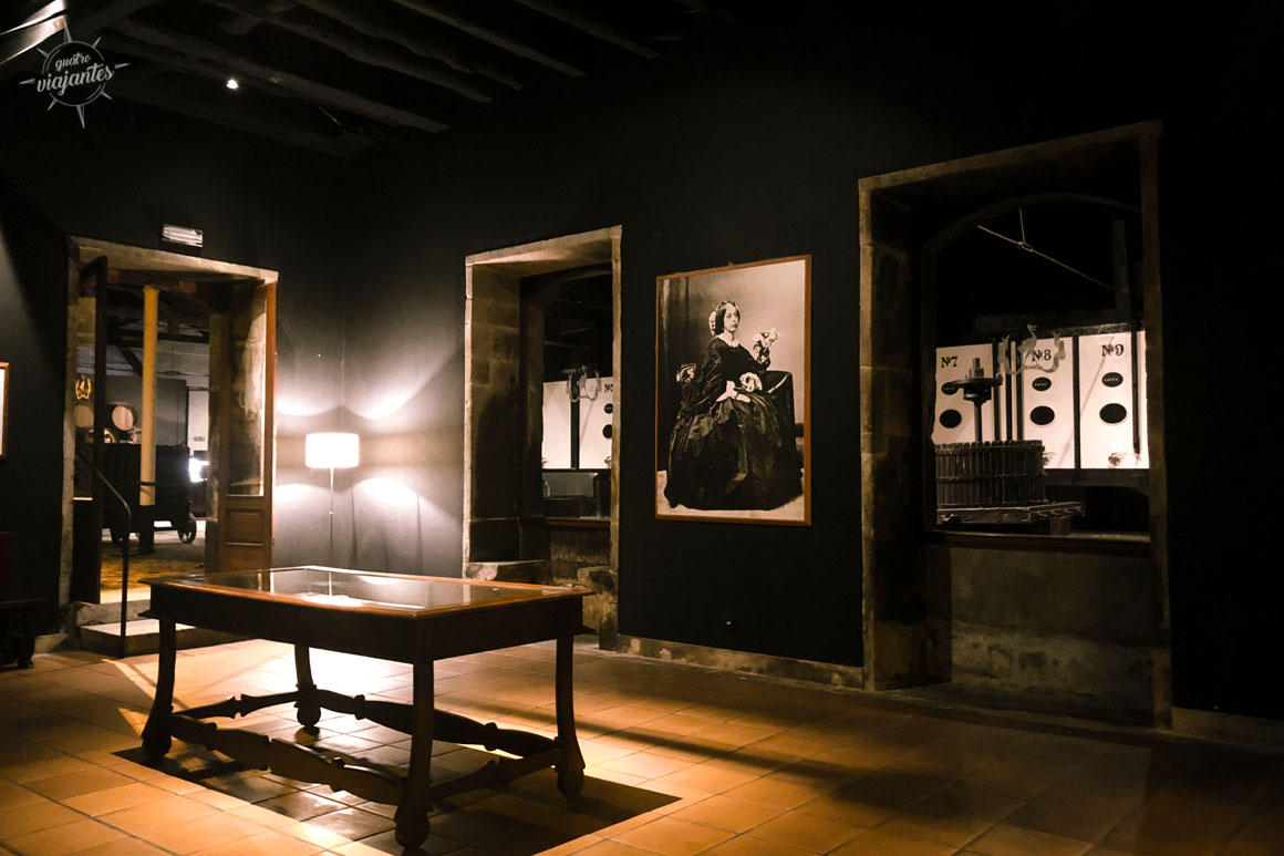 Retrato da Dona Ferreirinha na Caves Ferreira em Vila Nova de Gaia