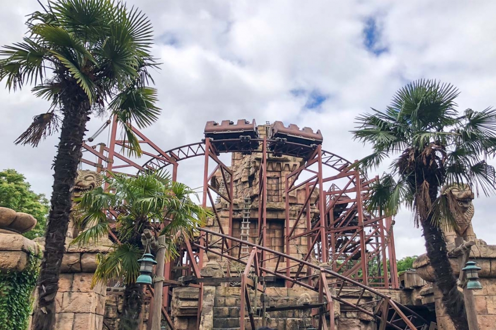 Brinquedo Indiana Jones and the Temple of Peril na Disneyland Paris