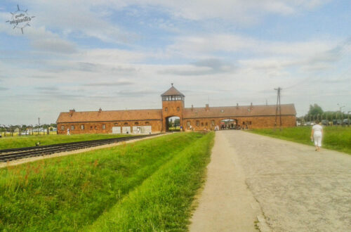 Antiga estação ferroviária de Auschwitz II