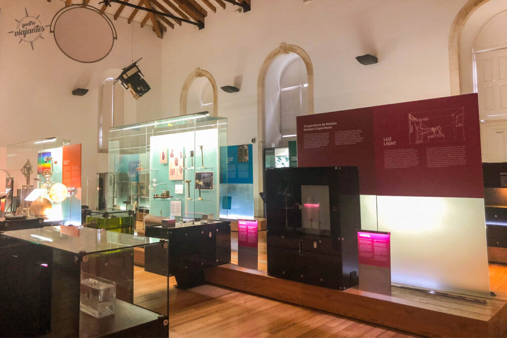 Sala do Museu da Ciência na Universidade de Coimbra