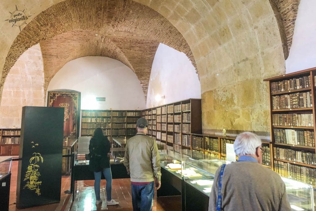 Piso Intermédio dentro da Biblioteca Joanina na Universidade de Coimbra