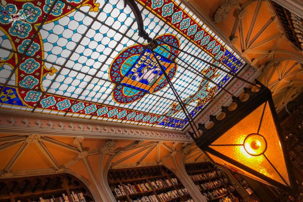 vitral livraria lello