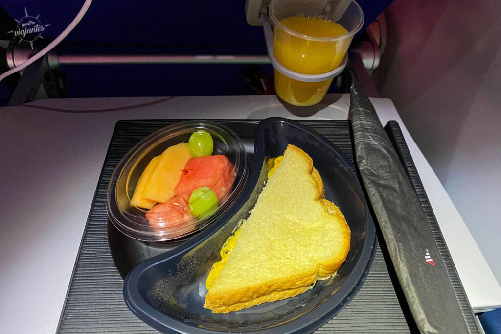 café da manhã latam chile internacional