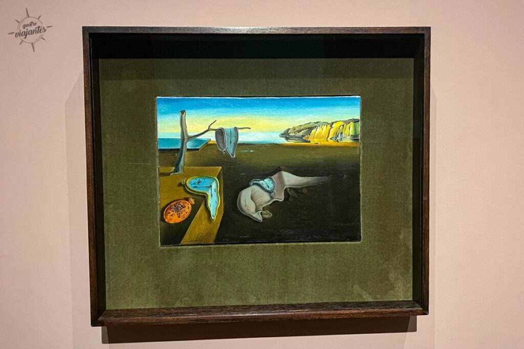 Tela The Persistence of Memory exposta no MoMa em Nova York