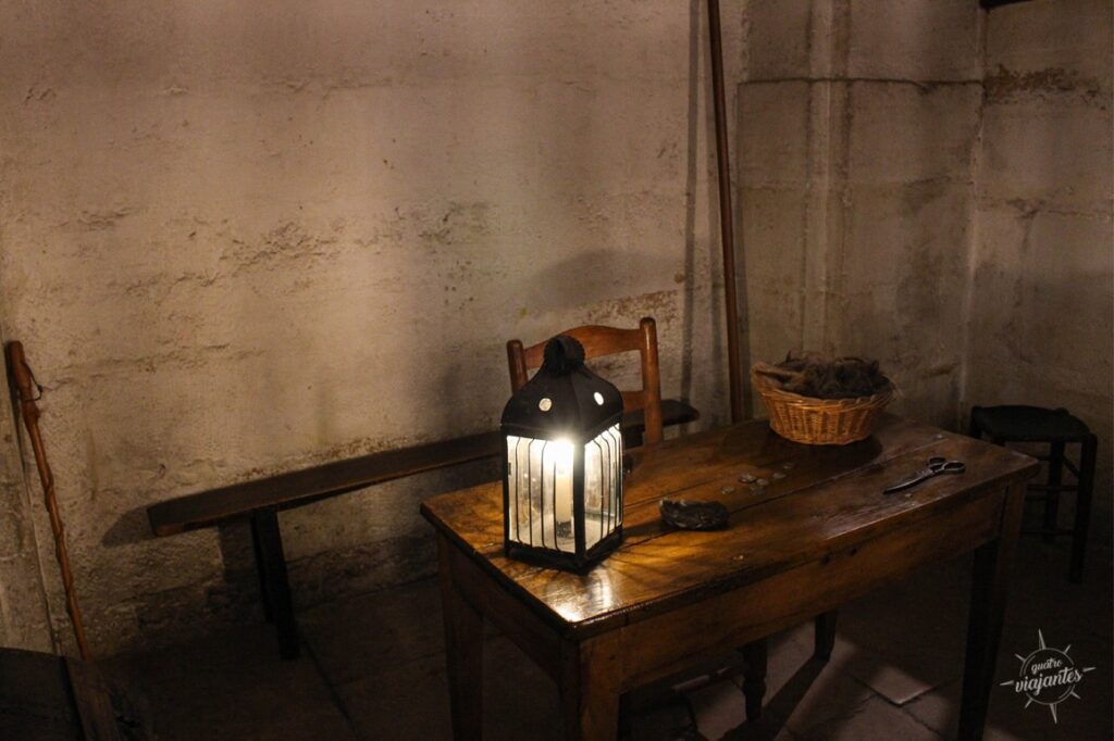 Reconstituicão do Salle de la Toilette na Conciergerie Paris