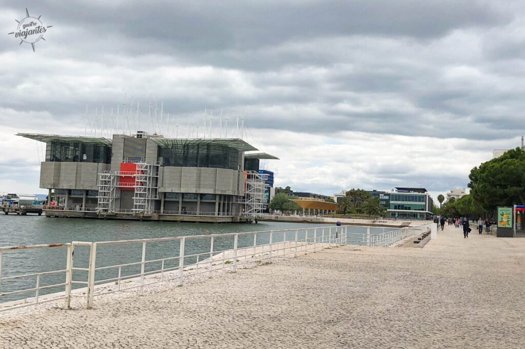 Área do parque das nações em Lisboa