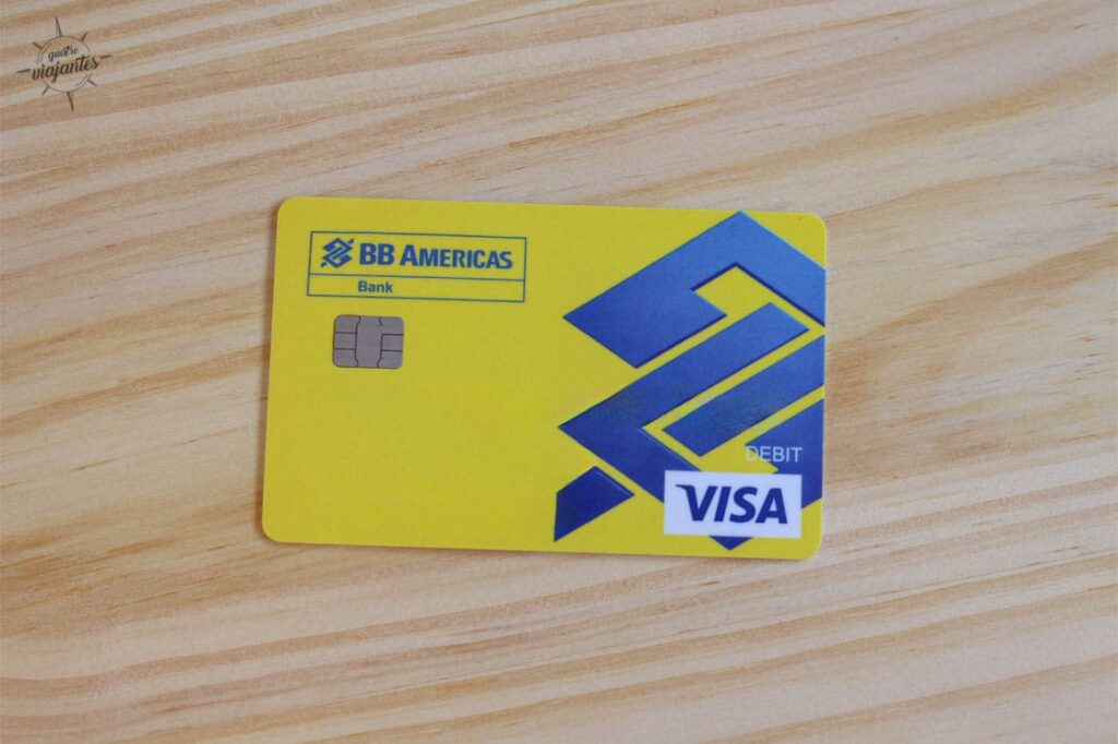 Cartões de débito internacional - BB Américas
