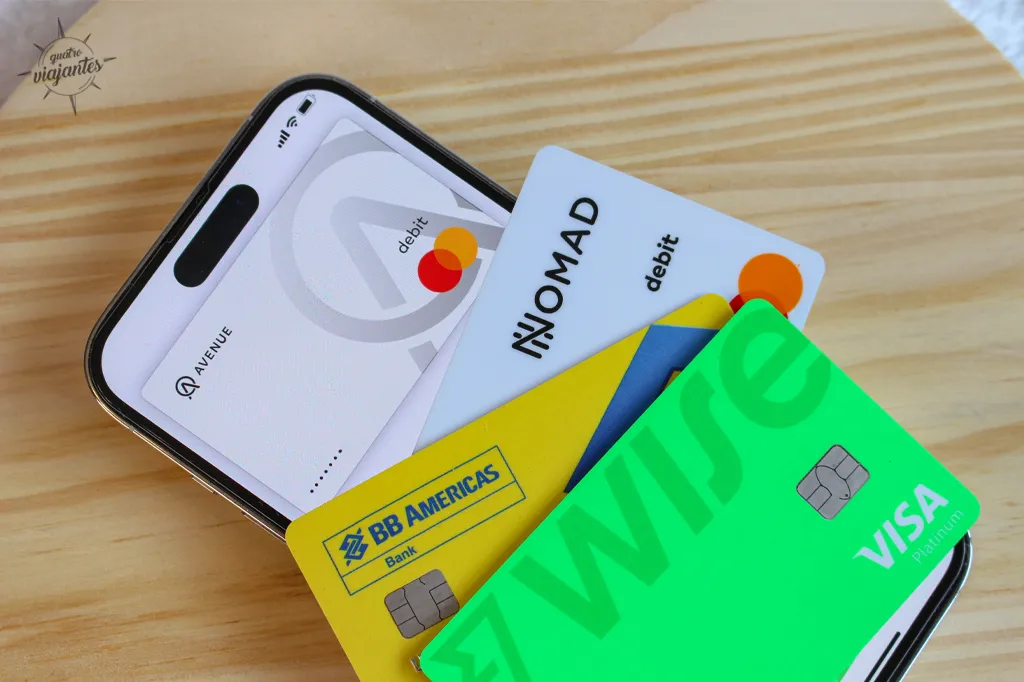 Cartões de débito internacional