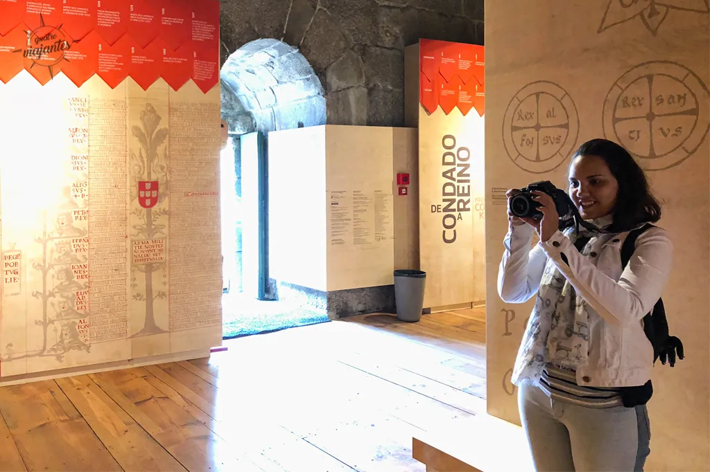 pequeno museu no interior do Castelo de Gimarães