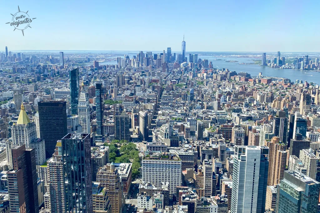 Vista de Nova York, tirada do mirante do Empire State Building