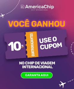 Promoção 10% meu chip America chip