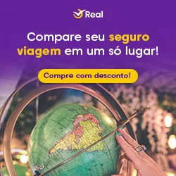 Banner promocional de Seguro Viagem com desconto - parceiro Quatro Viajantes