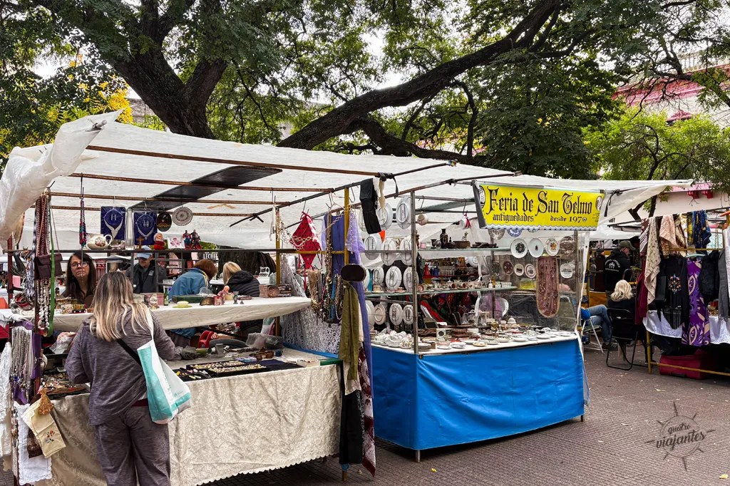 Feira de San Telmo aos domingos, cidade de Buenos Aires