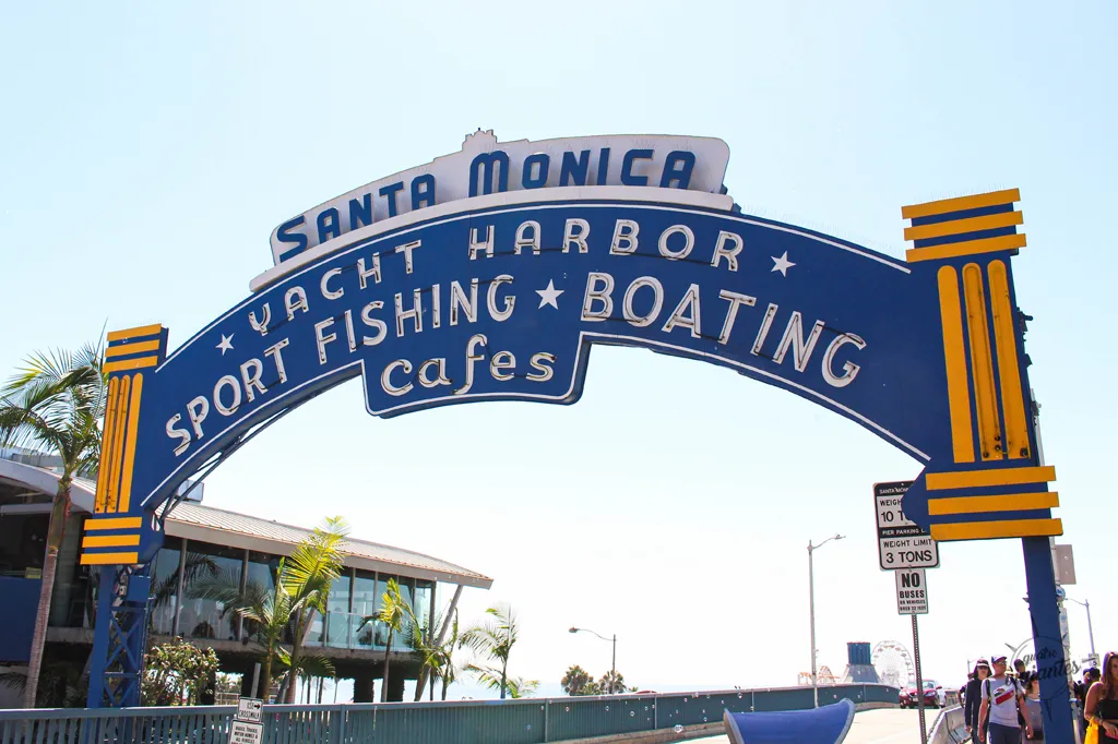 Portal de Santa Monica em Los Angeles - Califórnia